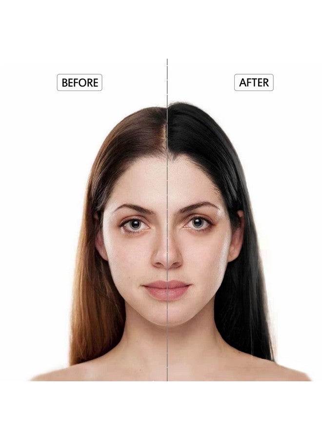 Agthyuve Hair Dye Shampoo 3 In 1 Black Hair Dye 13.5 Fl Oz Black Hair Shampoo Semipermanent Black Hair Dye Shampoo 100% Gray Hair Coverage Effect In 5 Minutes Lasts 30 Days Hair Color Shampoo (Black) - Image 3