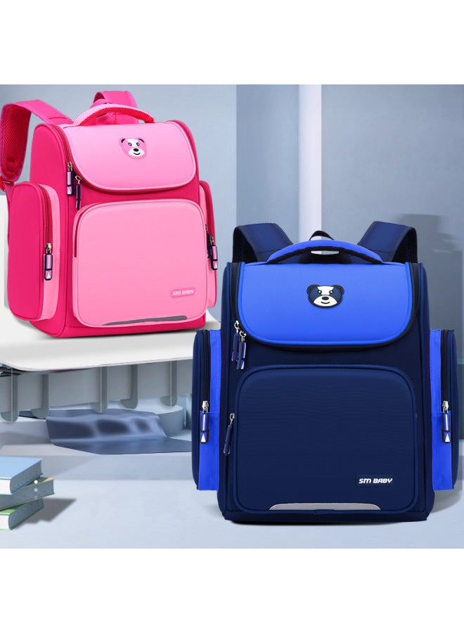 Children's Schoolbag Space Bag Backpack 1-3-6 Grade Primary School Students' Schoolbag Custom Printing Logo-Color:Pink Trumpet  - Image 3