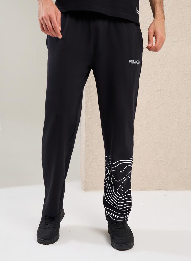 Styli Dune Runner Placement Print Relaxed Fit Joggers  - Image 3