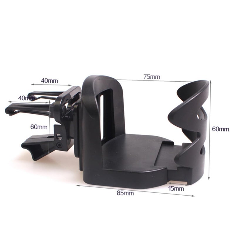 Foldable Black Car Cup Holder Water Bottle Mount Vehicle Truck Beverage Stand - Image 5
