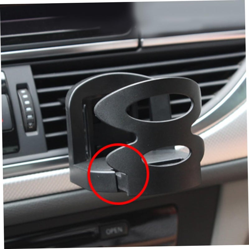 Foldable Black Car Cup Holder Water Bottle Mount Vehicle Truck Beverage Stand - Image 3