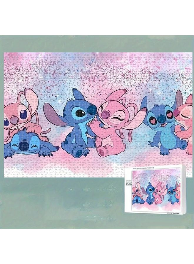 1000 قطعة لغز خشبي ستيتش مصغر لعبة إبداعية ألعاب عائلية ممتعة ديكور منزلي - Image 2