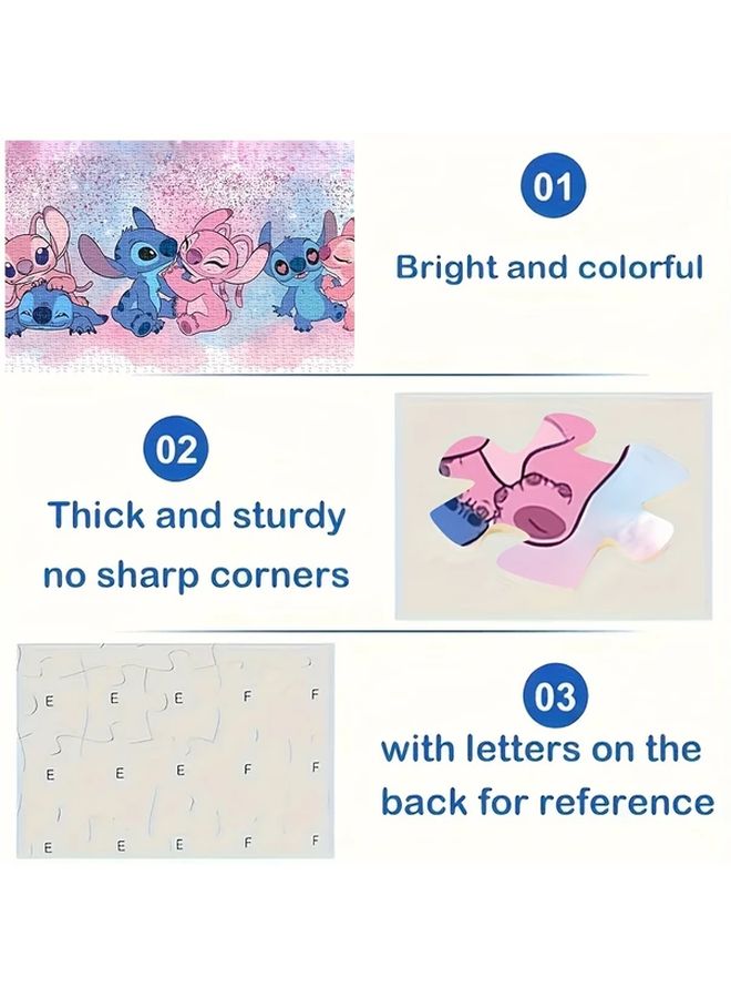 1000 قطعة لغز خشبي ستيتش مصغر لعبة إبداعية ألعاب عائلية ممتعة ديكور منزلي - Image 5