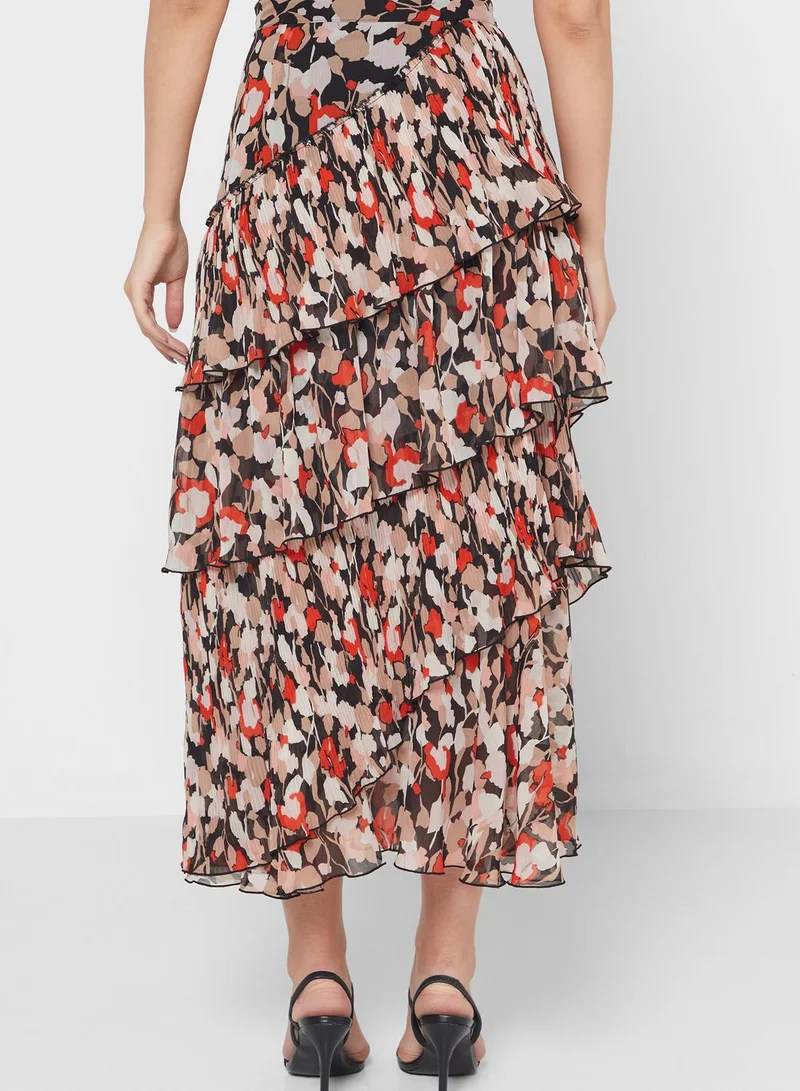 Ted Baker Pleated Midi Skirt