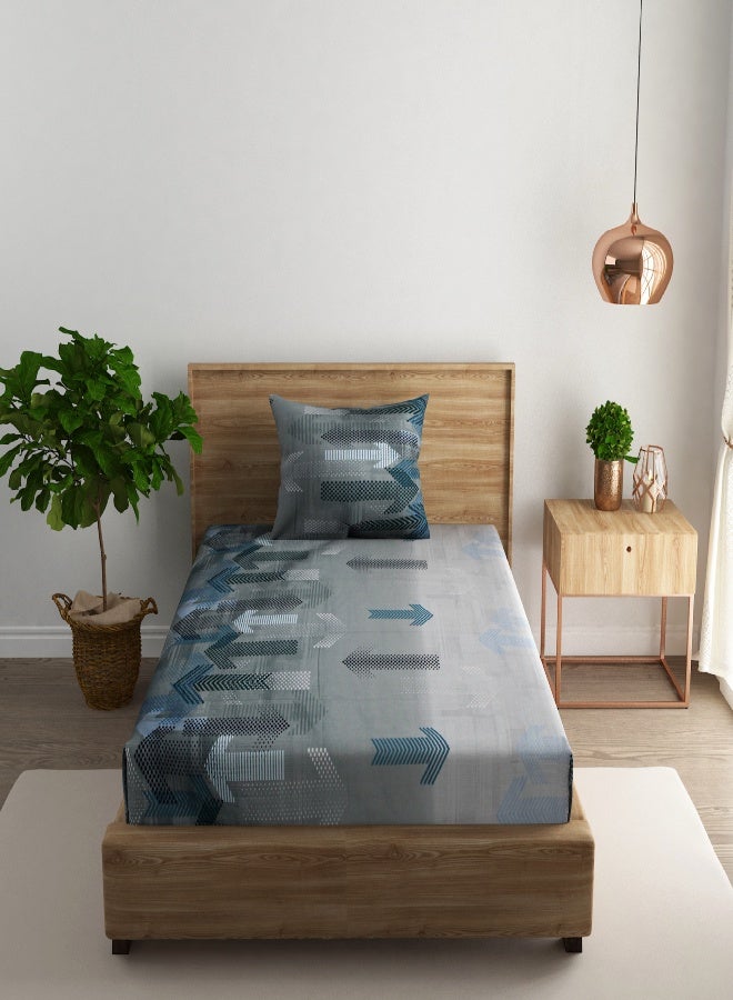 RISHAHOME 2-Piece Single Polyester Bedsheet Set with 1 Pillow Cover – Soft, Durable & Premium Bedding - Image 1