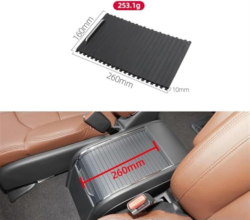 QASULER Center Console Roller Blind Cover - Image 5