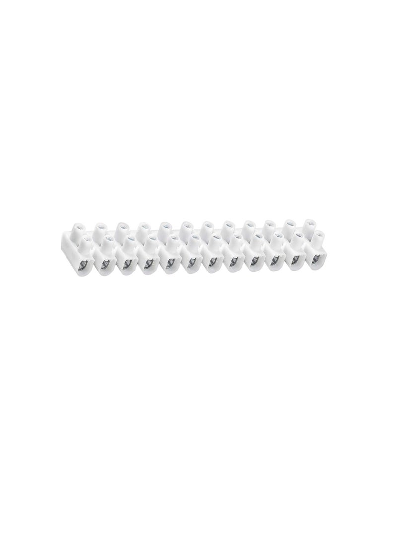Electro - Electro Terminal Wire Connector Strip 10 Position Screw on Terminal Block, NF CE EAC RoHS Standard Cable Connectors, EKL WEISS Seiries Made in Austria (4-16mm Single Strip) - Image 1