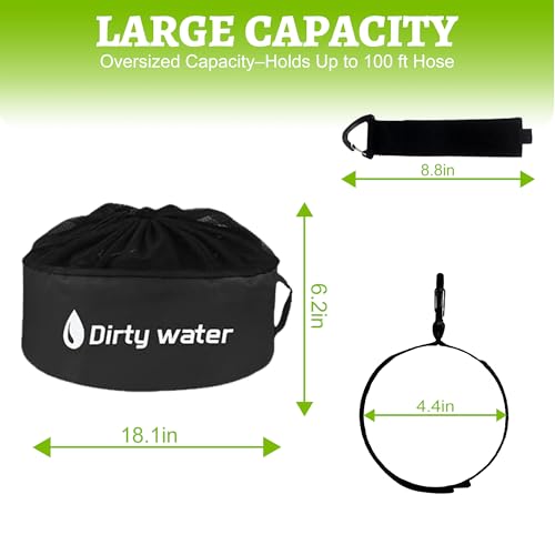 Inseknm 4 Pack RV Sewer Hose Storage,Waterproof RV Storage and Organization Bag for Sewer Hoses, RV Utility Bag,RV Camper Hose Bags for Store Fresh Water Hoses/Electrical Cords/Camper Tools Accessories - Image 3