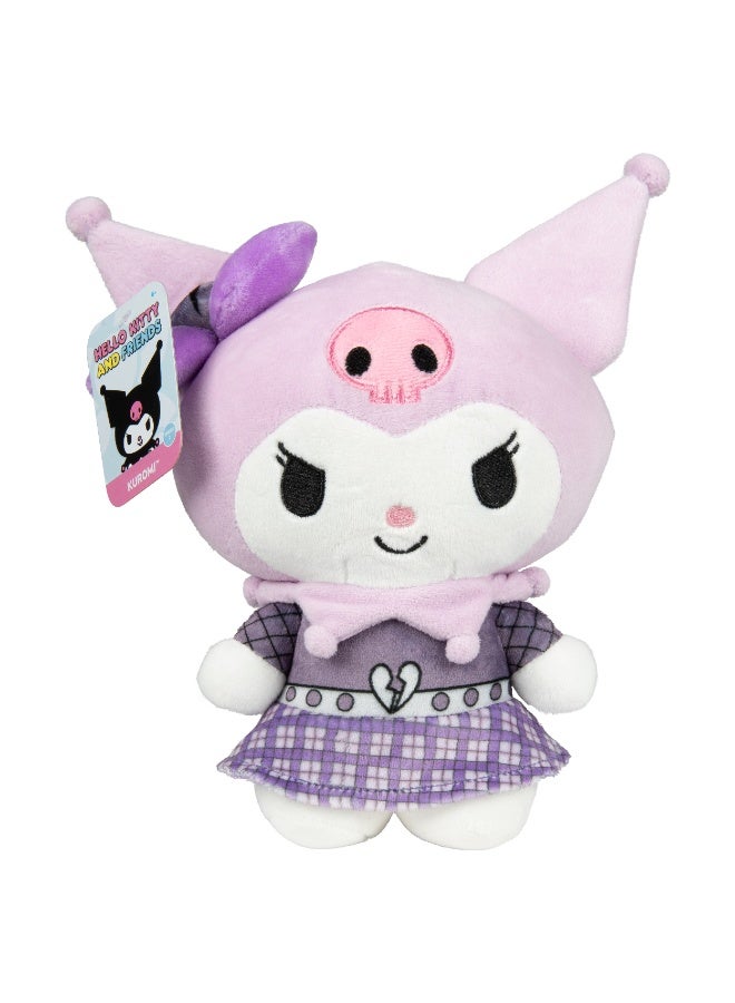 Hello Kitty- 8" Plush (Punks) (Kuromi) W2 - Image 1