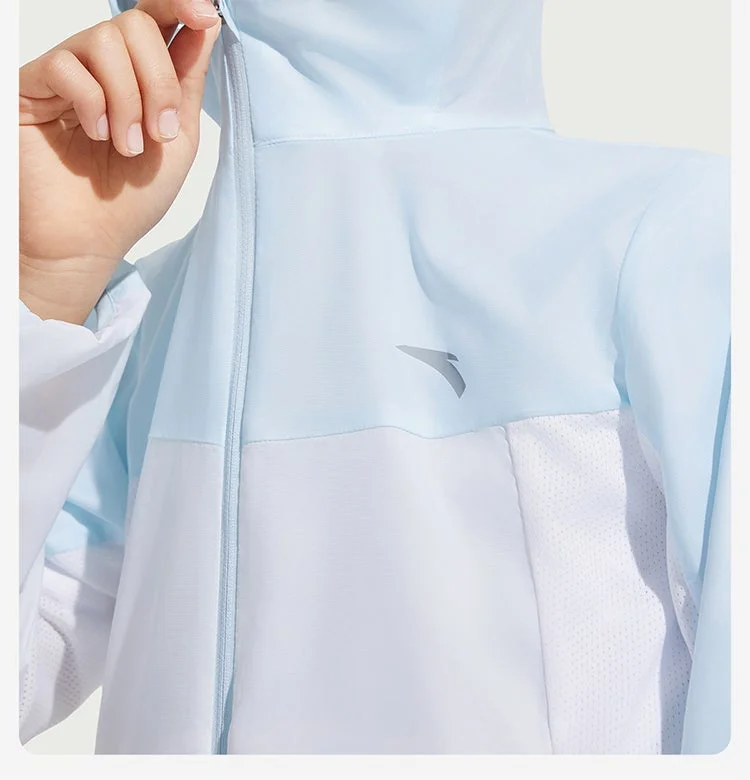 Anta Blue RUNNING Woven Light Jacket for Men | Best Price UAE