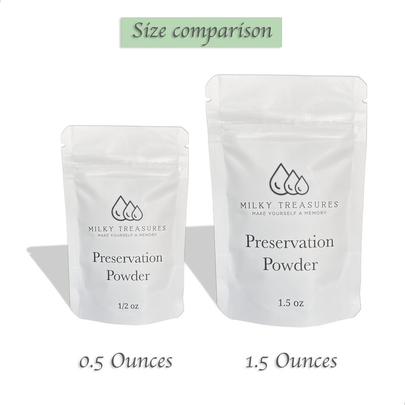 Milky Treasures Preservation Powder for DIY Breastmilk Jewelry | Breastfeeding Keepsake | New Mom Gifts for Pregnant Women | Mix with UV Resin or Epoxy | Mother's Day (1.5 oz)… - Image 5