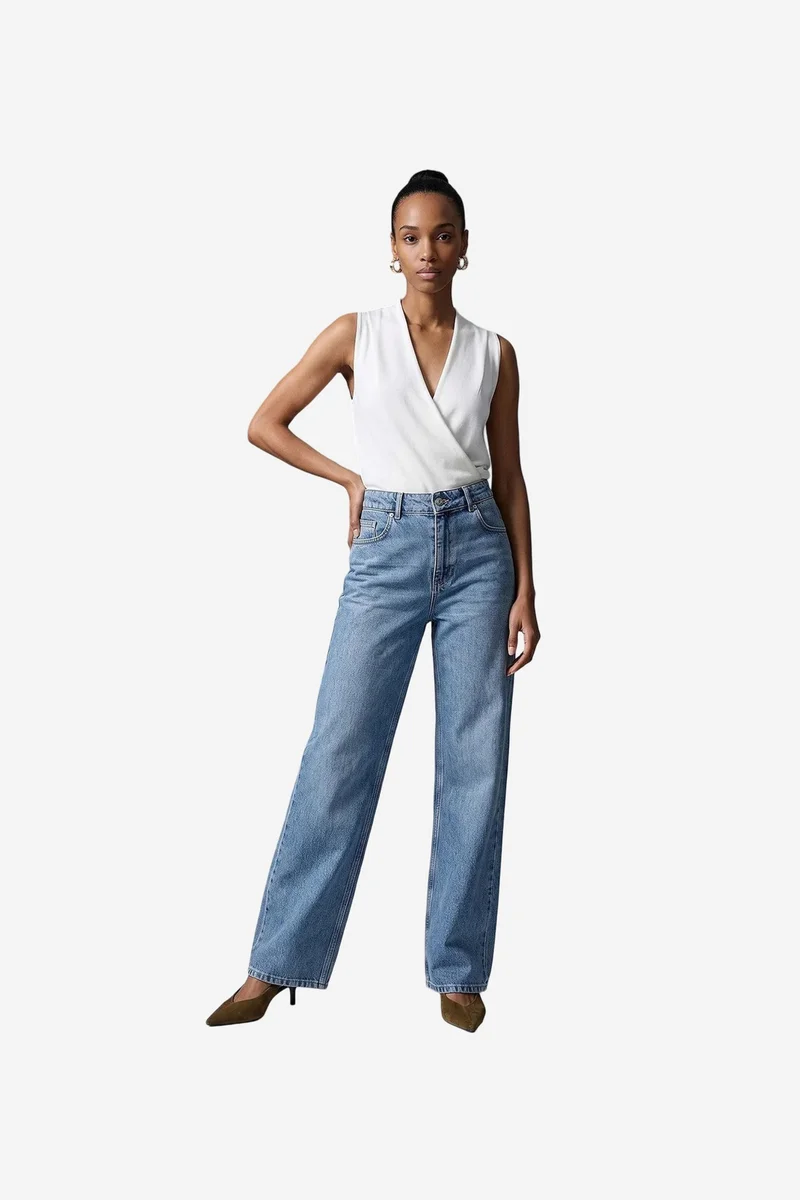 Dilvin Mid Blue Denim DILVIN Women’s Jeans for Women | Best Price UAE
