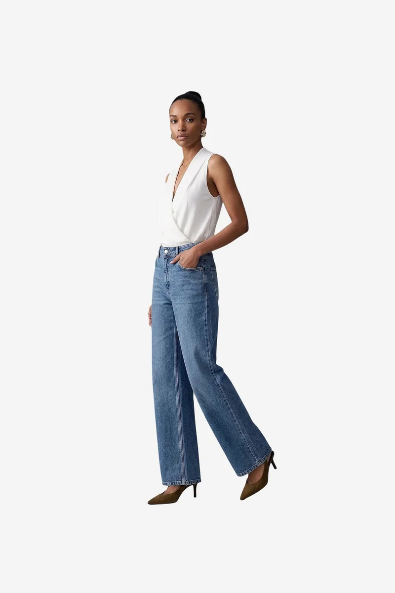 Dilvin Mid Blue Denim DILVIN Women’s Jeans for Women | Best Price UAE