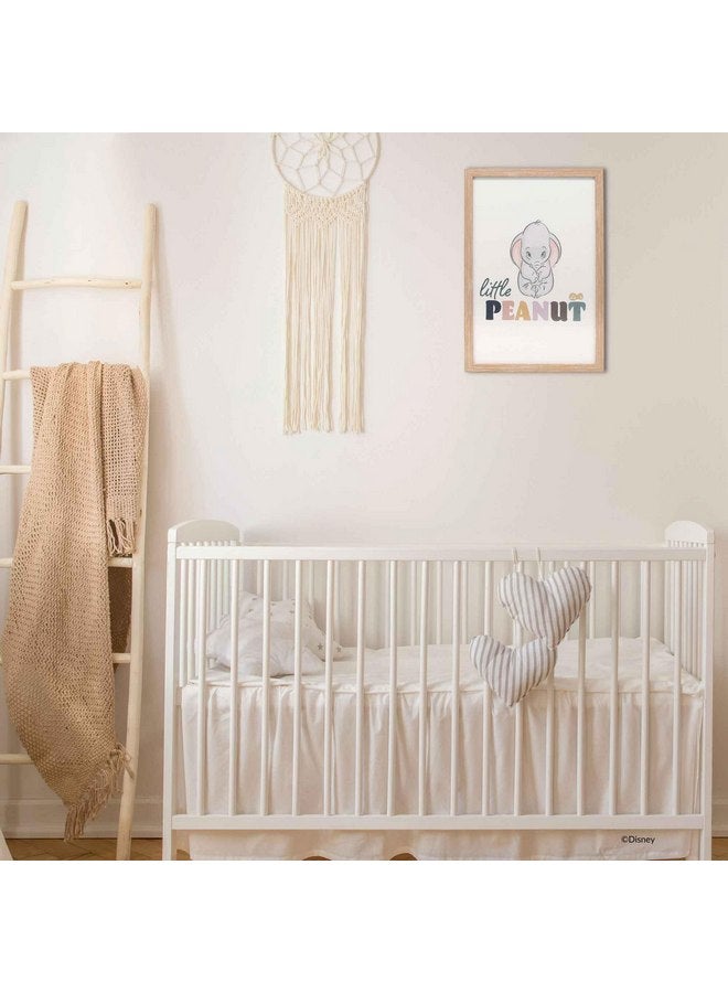 أوبن رود براندز ديكور حائط خشبي مؤطر على شكل فيل دامبو الصغير من ديزني - صورة فيل دامبو رائعة لغرفة الطفل أو الحضانة أو غرفة نوم الأطفال - Image 5