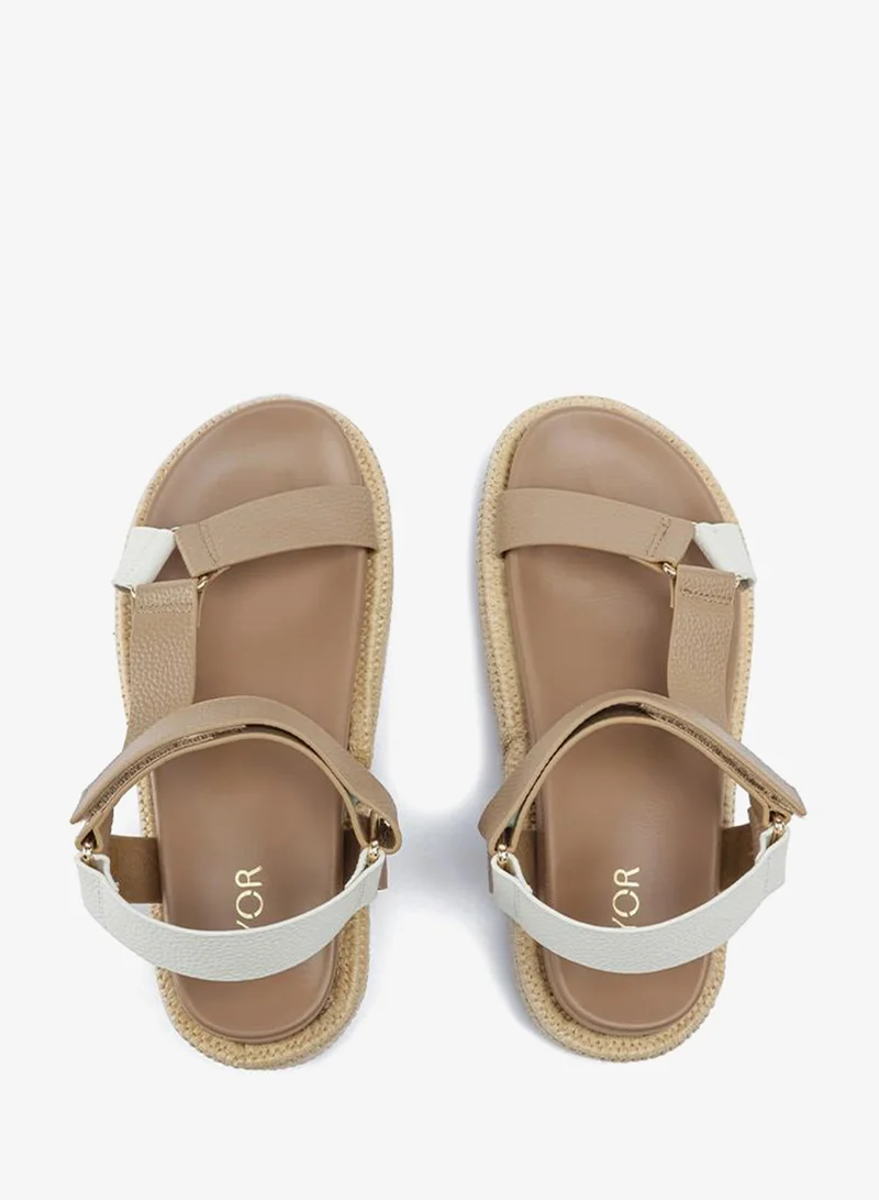 Fyor  Stylish Velcro Platform Sandal AJ 012 for Women | Best Price UAE