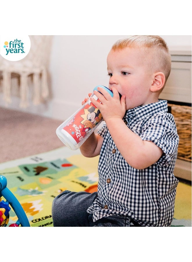 the FIRST years The First-Year Disney Mickey Insulated Baby Sippy Cup 9 Oz, Spill & Leak Proof Bottle for Babies, Break Resistance Sippy Cup Lid, BPA Free, Perfect for Kids above 12 Months, Pack of 2 - Image 3