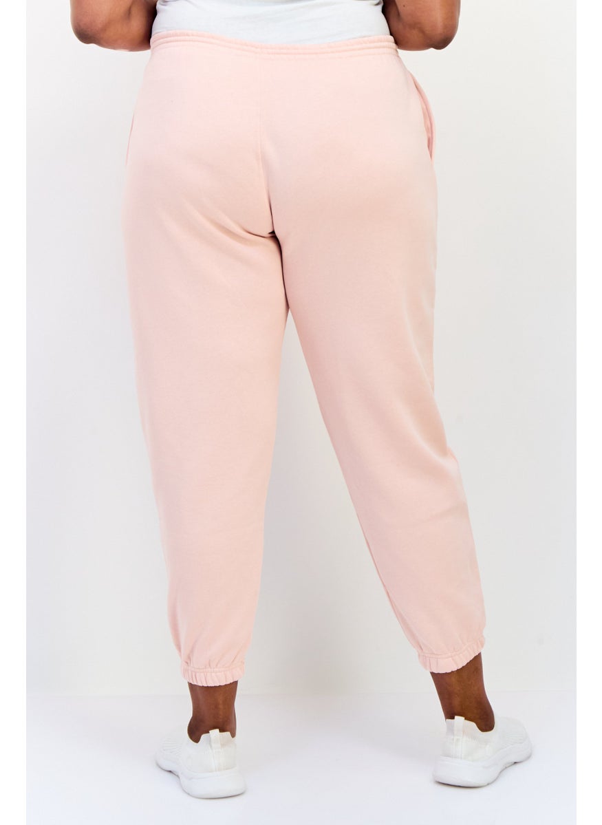 Reebok Women Sportswear Fit Outdoor Sweatpants, Peach  - Image 3