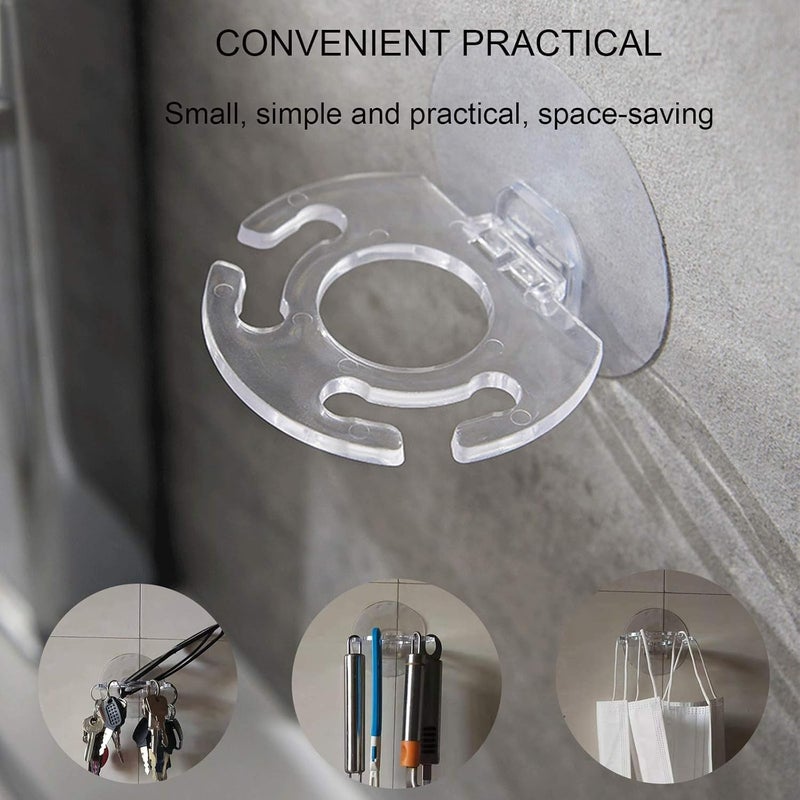 LOZOX Wall Mounted Toothbrush Holder | Self-Adhesive Transparent Bathroom Organizer for Toothpaste, Brushes & Razors - Holds 4 Toothbrushes | No Drilling, Waterproof & Space Saving (1) - Image 2