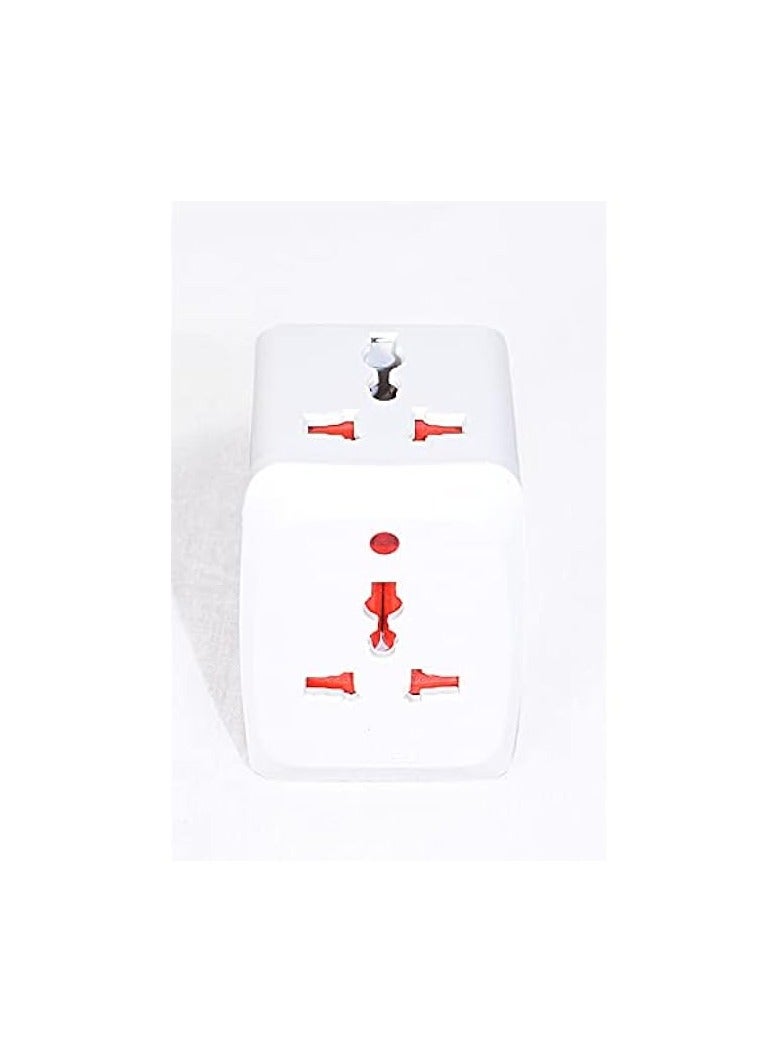 Green Tiger 3 Way Multi Plug Adapter Socket Universal Travel Adaptor-Plug Extension For Kitchen Appliances, Office, Laptop, Tv, Indoor Lighting Shaver Plug Converter Power Adapter with Multiple Socket - Image 1