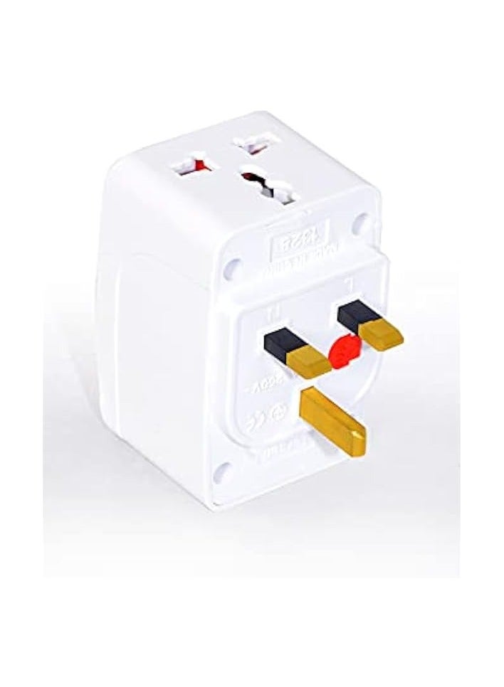 Green Tiger 3 Way Multi Plug Adapter Socket Universal Travel Adaptor-Plug Extension For Kitchen Appliances, Office, Laptop, Tv, Indoor Lighting Shaver Plug Converter Power Adapter with Multiple Socket - Image 2