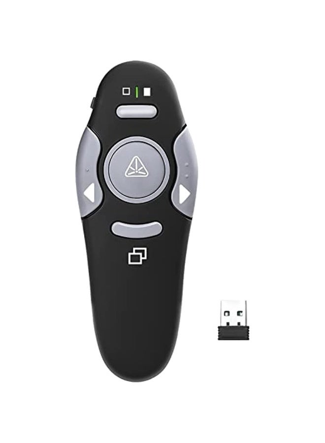 Pointer Presentations Wireless Presentations 2.4 GHz With USB Receiver For PowerPoint Windows Prezi Keynote Mac Laptop - Image 1
