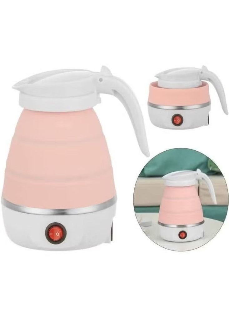 Sacchi Travel Folding Electric Kettle Portable Silicone Collapsible Kettle 220V 600ML for Most Travel and Home & Office Use (Tea Coffee Hot Water)  - Image 2