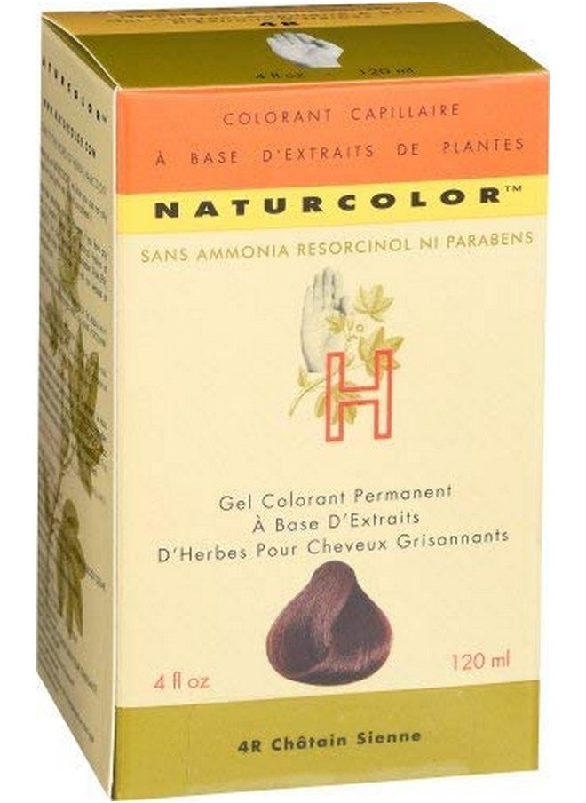 Naturcolor naturcolor Haircolor - Sienna Chestnut Hair Dye, 4 Fl Oz (4R)  - Image 3