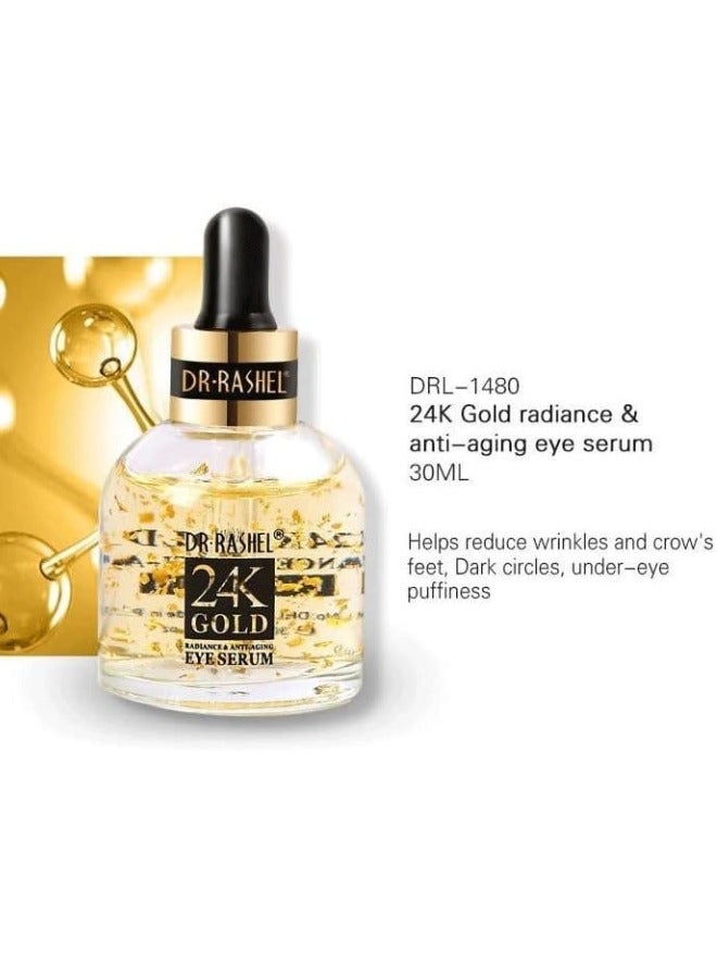 دكتور راشيل Gift set24K Gold Radiance And Anti-Aging Skin Care 5 Piece Set - Image 5
