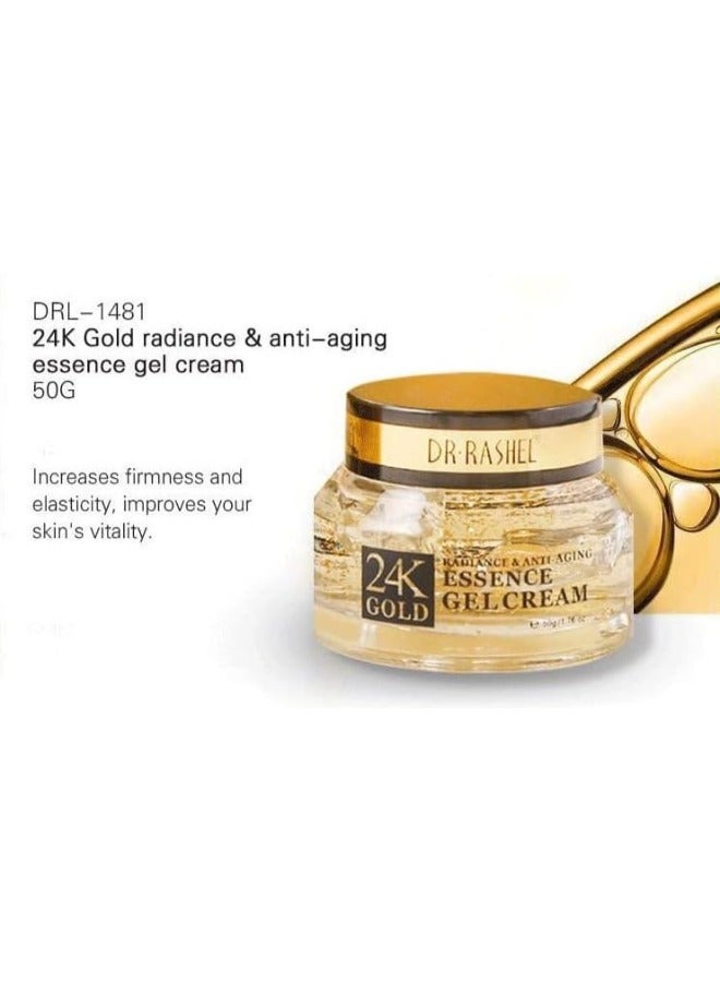 دكتور راشيل Gift set24K Gold Radiance And Anti-Aging Skin Care 5 Piece Set - Image 4