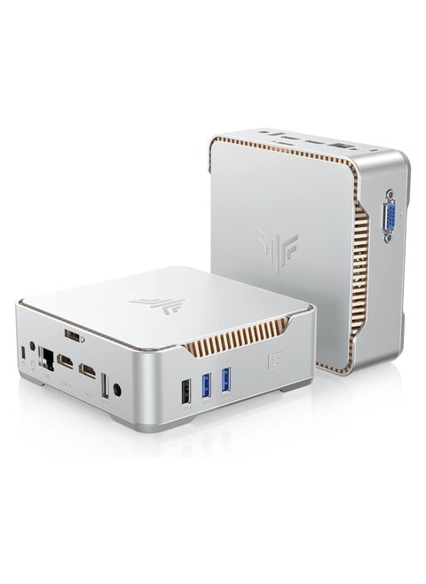 Mini PC, Intel N95(up to 3.4GHz) 12th Gen Processor GK3PLUS Mini Desktop Computer, 8GB RAM 256GB SSD, Dual 4K HDMI/VGA, Small PC, 2.4/5G WiFi/Bluetooth, Business/Office/HTPC
