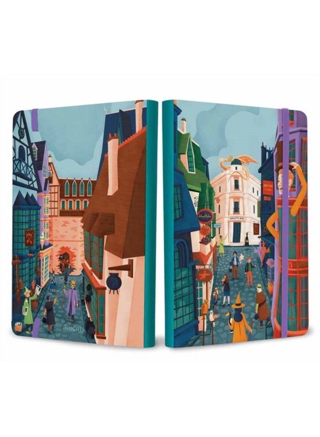 Harry Potter Exploring Diagon Alley Softcover Notebook - Paperback
