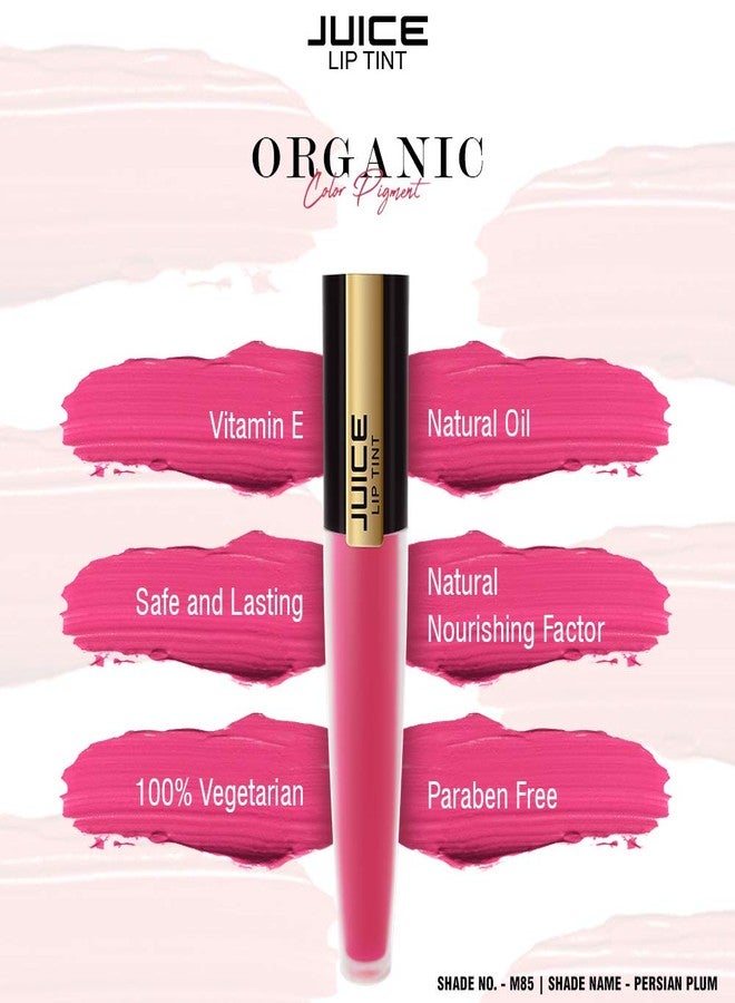 جوس مجموعة أحمر شفاه مطفي من جوس L22، رقم اللون: أحمر مثالي M-25، برقوق فارسي M-85 - Image 5