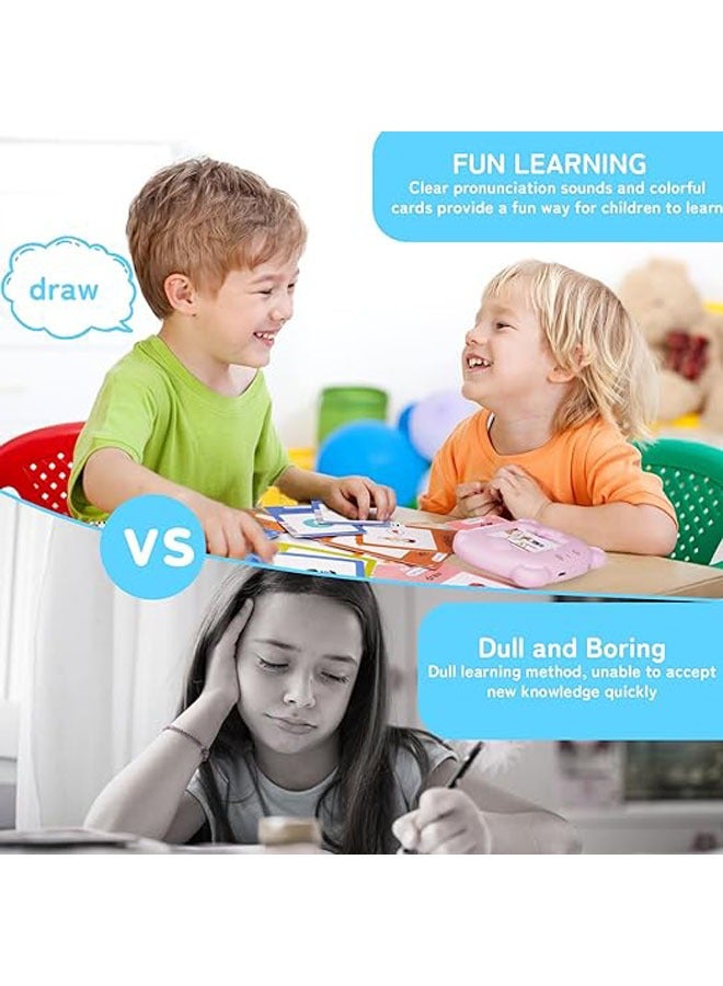 general Talking Flash Cards, Toddler Toys for Girls and Boys Ages 3-12, Autism Sensory Toys, Speech Therapy Toys, Montessori Learning Toys for 3 Year Olds, 510 Common Words Talking Flash Cards - Image 5