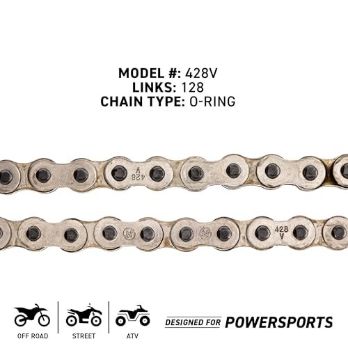 NICHE 428 Drive Chain 128 Links O-Ring with Connecting Master Link for Motorcycle ATV Dirt Bike - Image 4