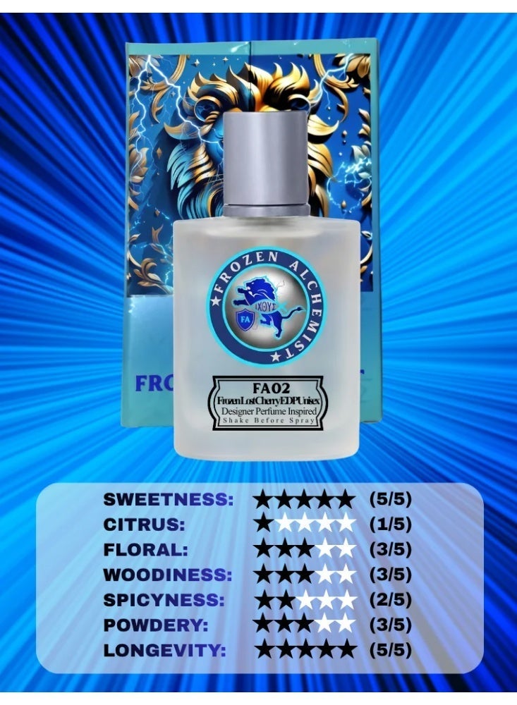 Frozen Alchemist Frozen Lost Cherry (FA02) EDP 100ml for Men & Women by Frozen Alchemist | Sweet Fruity Gourmand Fragrance | Black Cherry, Bitter Almond, Vanilla & Tonka Bean Notes | Long Lasting Eau De Parfum - Image 5