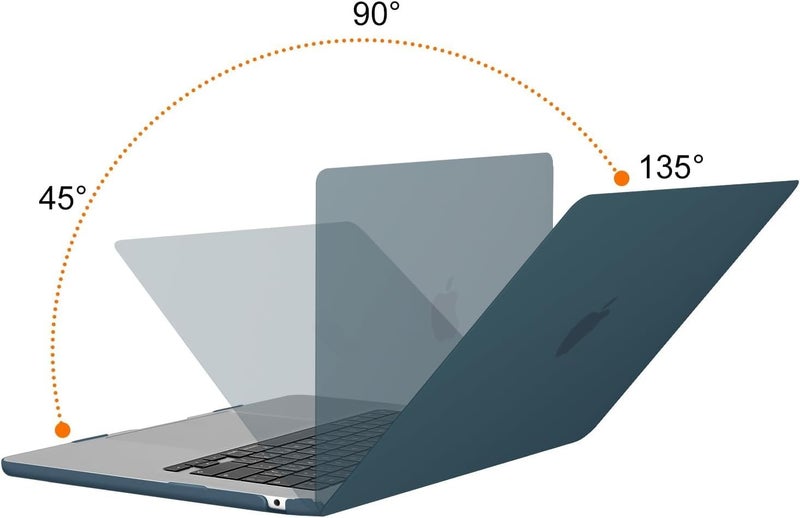MOCA Compatible Case for MacBook Air 15 inch M5 2026 2025-2023 M4 M3 M2,A3448 A3241 A3114 A2941, Protective Plastic Hard Shell Case Cover for Air 24 - Image 5