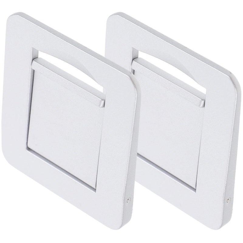 Portable Aluminum Laptop Stand Riser Silver Vertical Holder Cooling Mount - Image 2