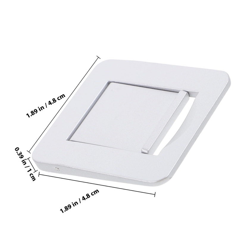 Portable Aluminum Laptop Stand Riser Silver Vertical Holder Cooling Mount - Image 3