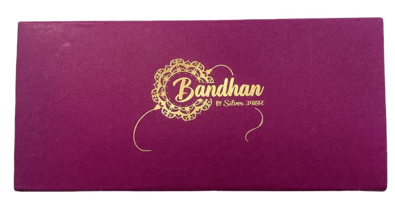 BANDHAN 925 SILVER RAKHI KHUSHBOO JEWELES - Image 2