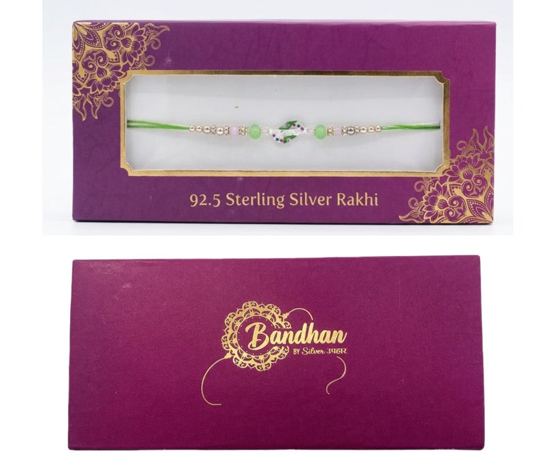 BANDHAN 925 SILVER RAKHI KHUSHBOO JEWELES - Image 3