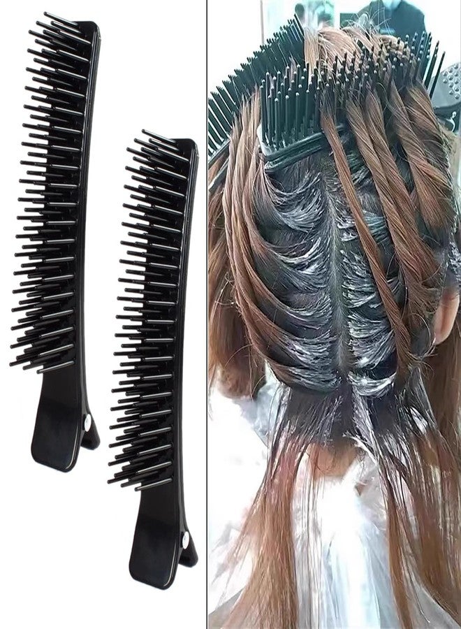 SonKu Grip Sectioning Clips for Styling, 4Pcs Grip Alligator Clips for Hair Sectioning,Styling, Haircuts, Coloring Home Salon - Image 5