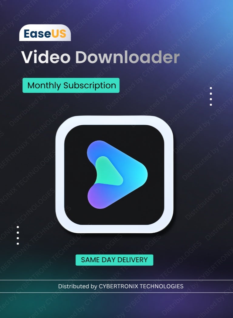 EaseUS Video Downloader |1 Device 1 Month | Digital License | Same Day Delivery