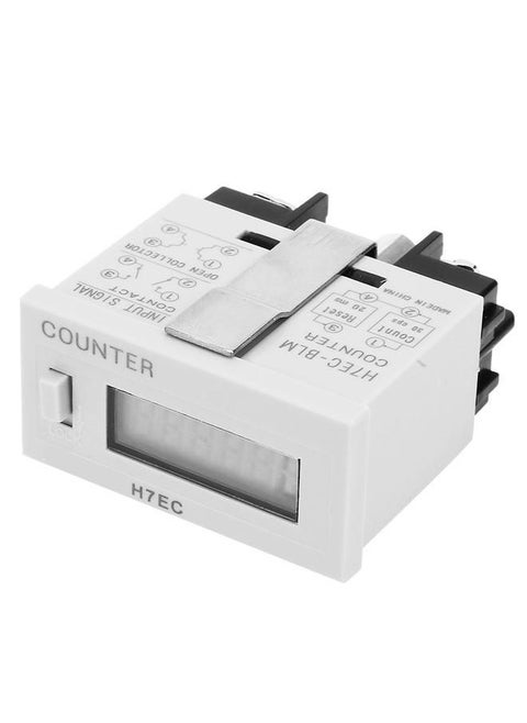 H7EC BLM Digital Electrical Counter Totalizer without Voltage Input With 6-Digit LCD Display