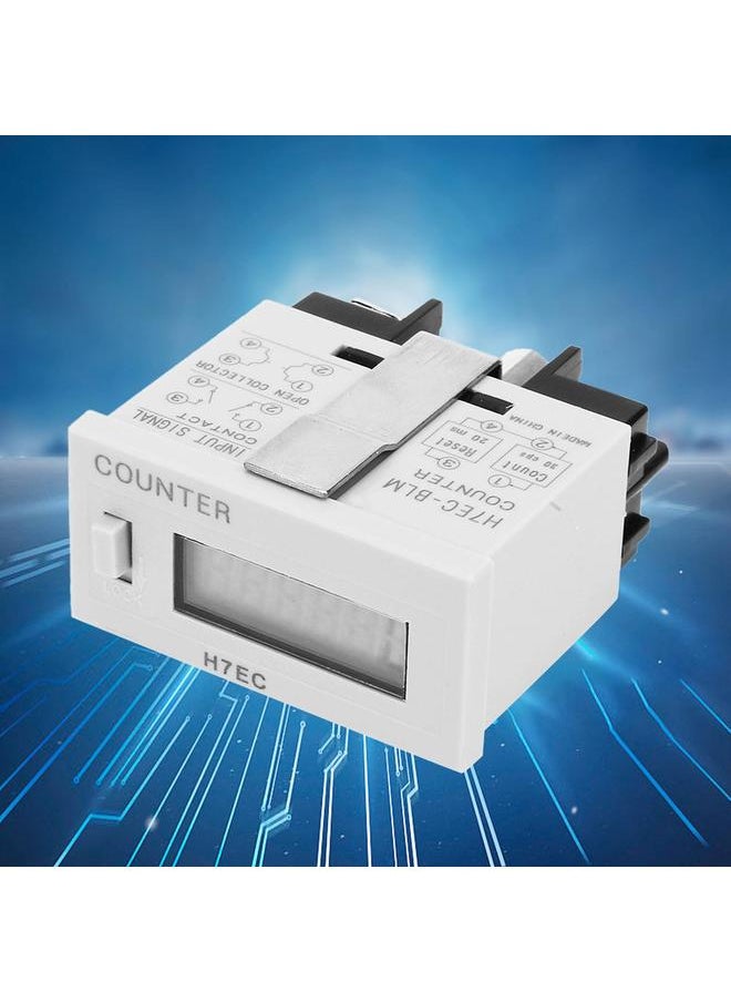 Arabest - H7EC BLM Digital Electrical Counter Totalizer without Voltage Input With 6-Digit LCD Display - Image 1