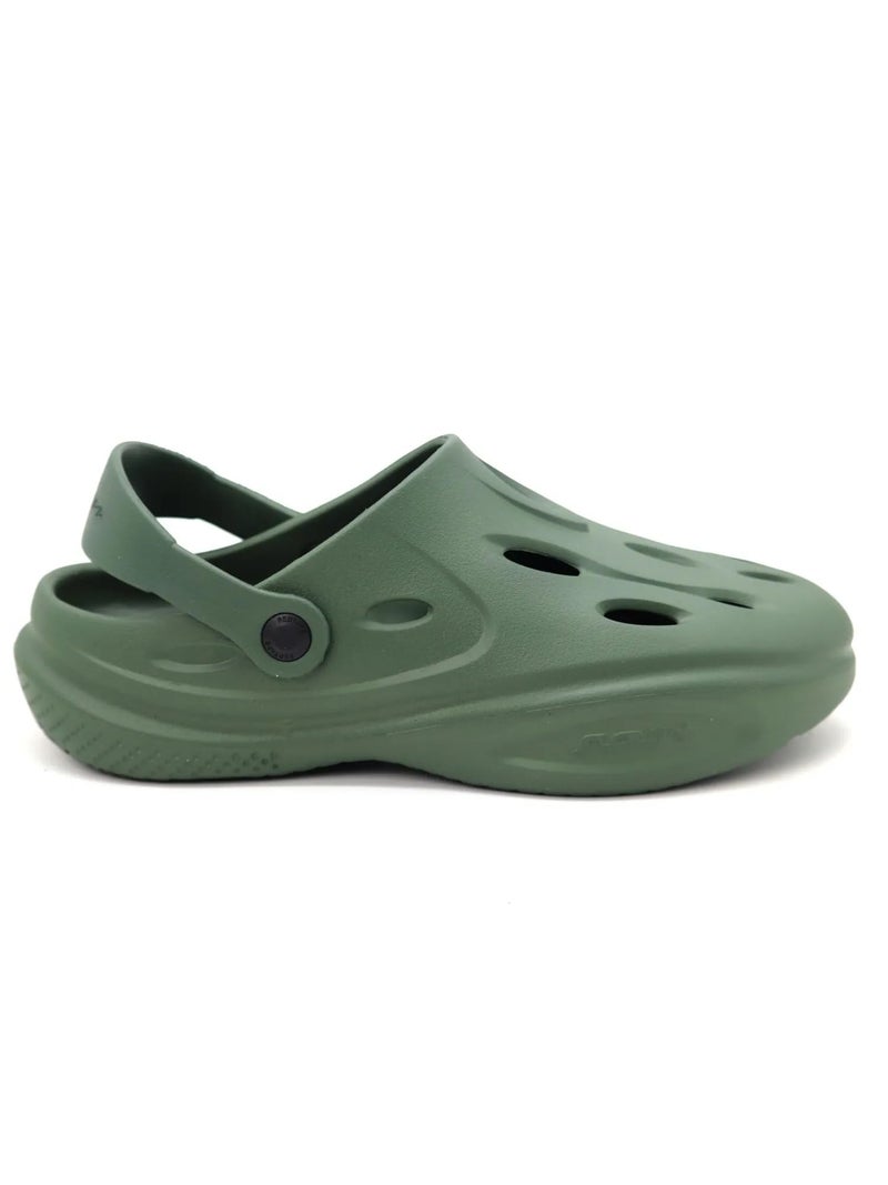 Red Tape Men's Stunner Comfortable Clogs || Sandals with Adjustable Back Strap for Men Olive Green - Image 3