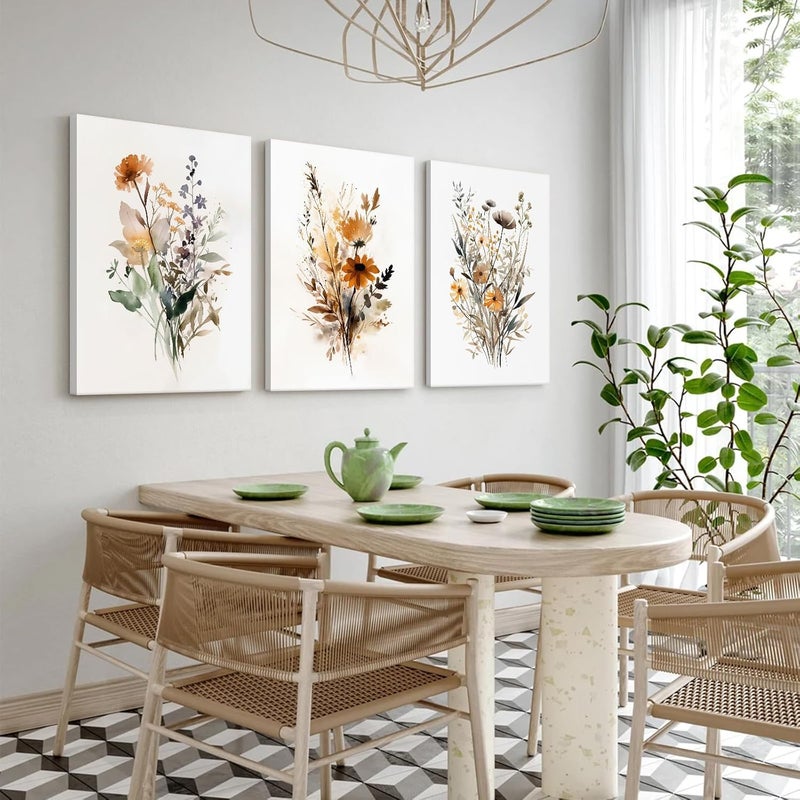 Baccone Wildflower Canvas Wall Art - 12x16 Framed - Image 5