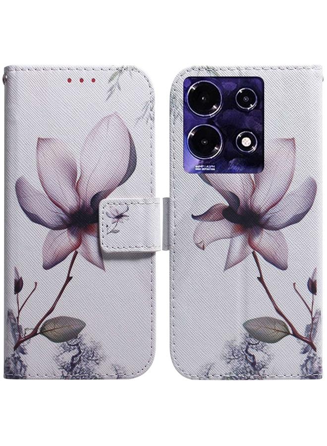 اس-توب جراب هاتف Infinix Note 30i برسومات ملونة من الجلد القابل للطي - Image 1