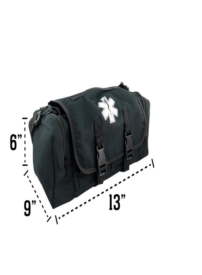 LINE2design First Aid (Ifak) Pouch EMS Bag - EMT Emergency Medical Trauma Pack Bags Tactical EDC Rescue Utility Gear IFAK Bags for Hiking Stop Bleeding Includes USA Patch - Black - Image 4