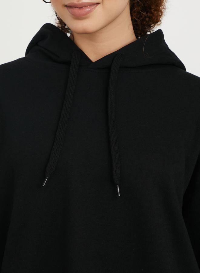 Styli Oversized Longline Hoodie With Dropped Shoulder - Image 3