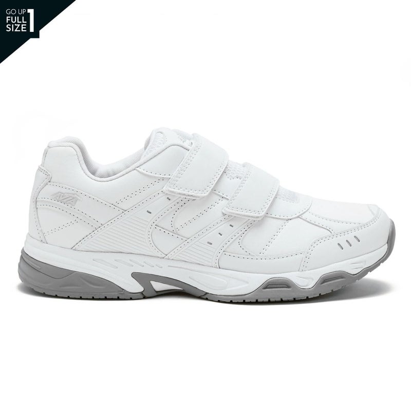 Avia Avi-Union II Strap Non Slip Shoes for Women â€“ Comfort Women's Restaurant, Work & Safety Footwear - White/Chrome Silver, 11 Wide - Image 2
